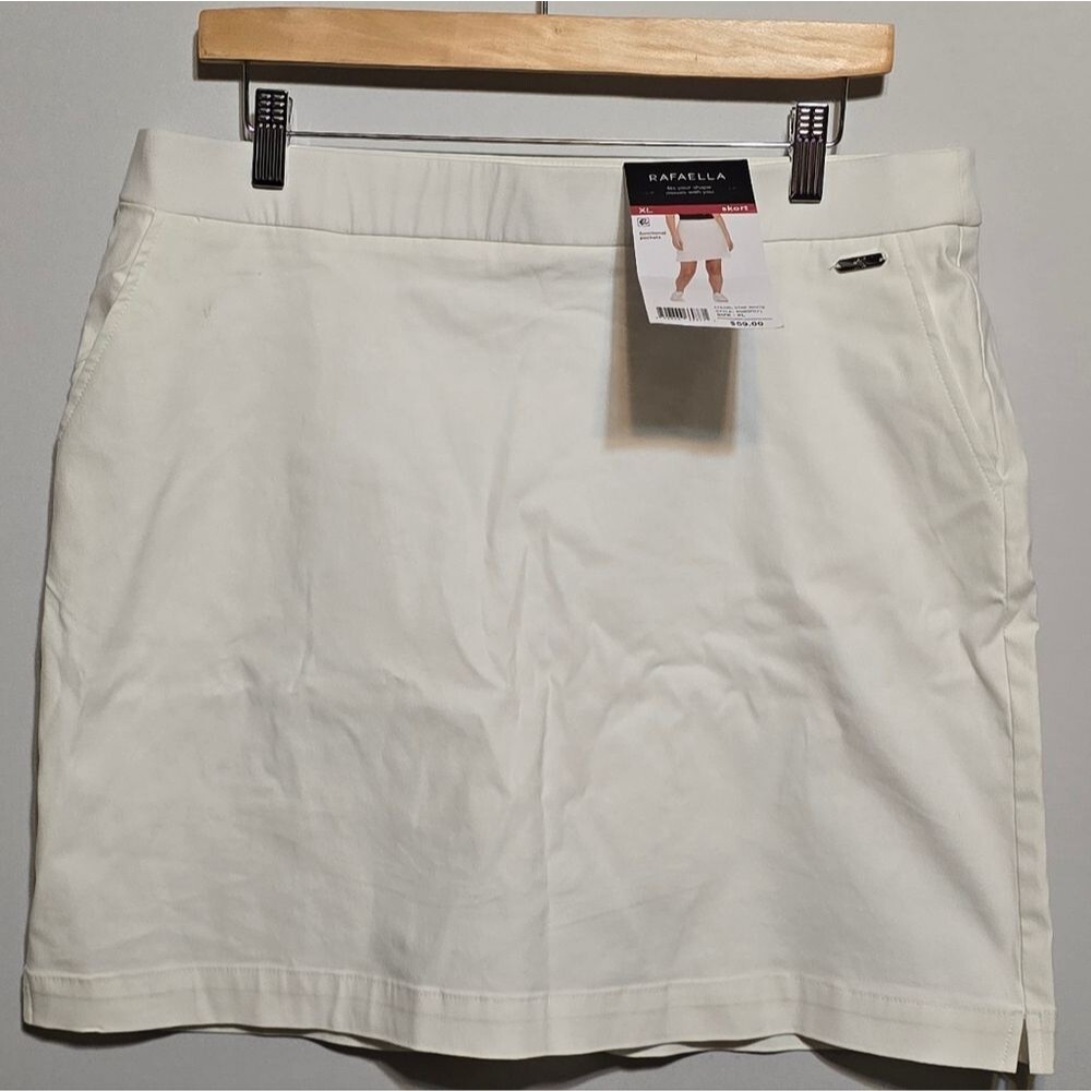 Rafaella Elegant White Skort Size XL
